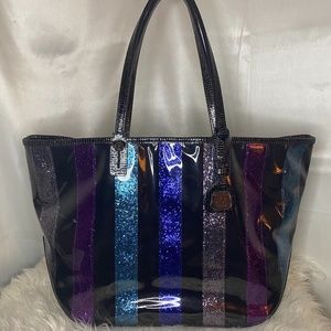 Henri Bendel Multicolored Sparkle Tote Bag